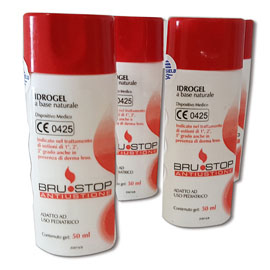 Flacone 50ml idrogel per ustioni