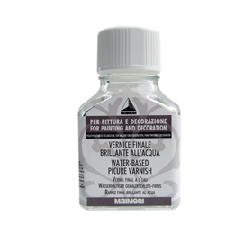 Flacone 75ml vernice finale brillante all'acqua maimeri