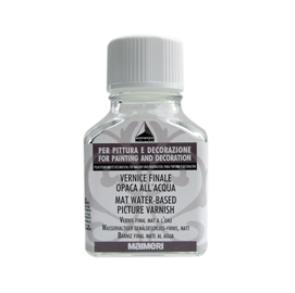Flacone 75ml vernice finale opaca all'acqua maimeri