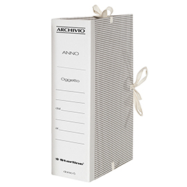 Faldone - lacci incollati - tela - 35 x 25 cm - dorso 5 cm - starline