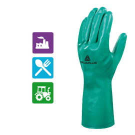 Guanto da lavoro industriale nitrex 801 tg.09 in nitrile