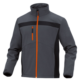 Giacca softshell lulea 2 tg. L grigio/arancio