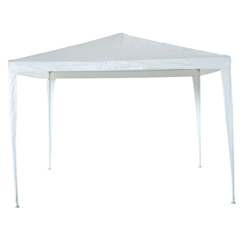 Gazebo facile - 3 x 3 mt - bianco - garden friend