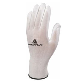 Guanti antistatico ve702pesd - poliestere / carbonio - tg. 10 - bianco - deltaplus