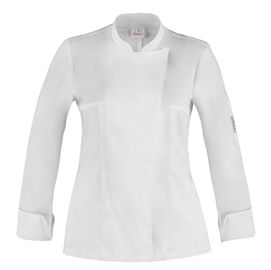 Giacca da chef celine - da donna - taglia m - bianco - giblor's