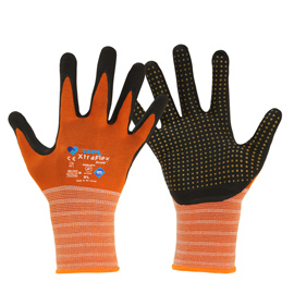 Guanti mechanical safety palmpro xtraflex prime 213 -  taglia xxl - arancione/nero - icoguanti