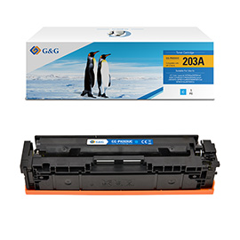 Gg - toner compatibile per hp color laserjet m254dw/m254nw/m281fdn - ciano - 1.300 pag