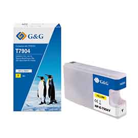 Gg - cartuccia ink compatibile per epson workforce pro wf-5620dwf/wf-5110d - giallo