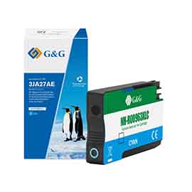 Gg - cartuccia ink compatibile per hp officejet pro 9010/9010e/9012 - ciano