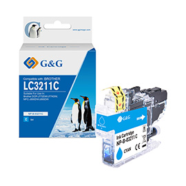 Gg - cartuccia ink compatibile per brother dcp-j772dw/j774dwmfc-j890dw -ciano