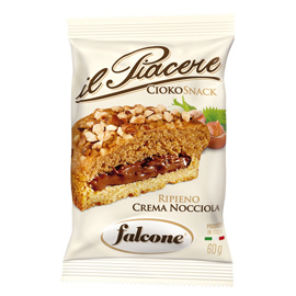 Il piacere cioco snack - nocciola - 60 gr - falcone