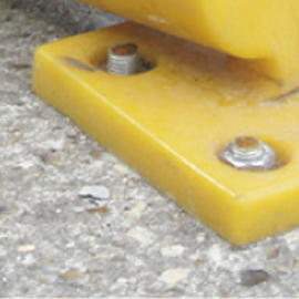 Kit 4 tasselli 135mm per barriere pu