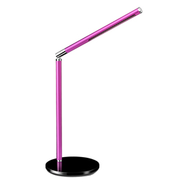 Lampada da tavolo a led ecoline nero/rosa cep