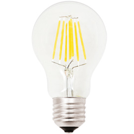 Lampada led goccia a60 a filamento 6w e27 3000k luce calda
