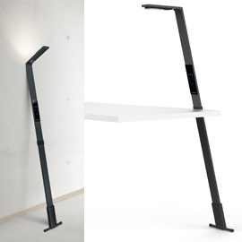 Lampada wireless luctra flex 136cm nero