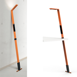 Lampada wireless luctra flex 136cm arancione
