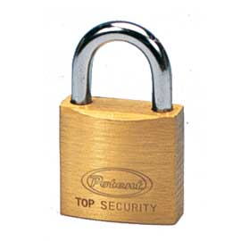 Lucchetto ad arco in ottone massiccio 30mm dim 50,5x30x12,5mm