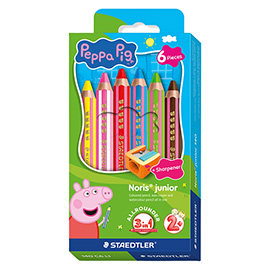 Matitone 3 in 1 - Ø 9,5 mm - colori assortiti - staedtler - astuccio 6 pezzi