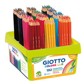 Matite colorate colors smile - colori assortiti - giotto - pack da 192 pezzi