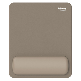 Mousepad breyta - con poggiapolsi - con microban - sabbia - fellowes