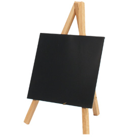 Mini lavagna con cavalletto faggio 26x15cm securit