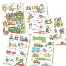 Maxiquaderno a4 38fg+2 80gr 5mm c/margine richard scarry 2017 fabriano