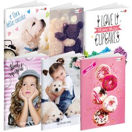 Maxiquaderno a4 36fg+2 100gr 1rigo c/margine girl be more special 2018 bm