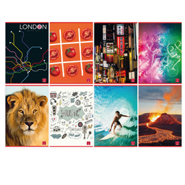 Maxiquaderno assortimento ragazzo - a4 - 1 rigo - 42 fogli - 80 gr - pigna