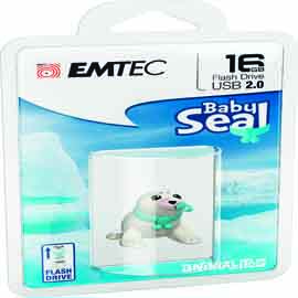 Memoria usb2.0 m334 16gb animalitos baby seal