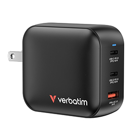 Mini - caricabatterie da parete - gan - verbatim