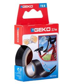 Nastro adesivo telato tex - 19 mm x 2,7 m - nero - geko