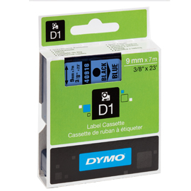Nastro dymo tipo d1 (6mmx7mt) nero/giallo 436180