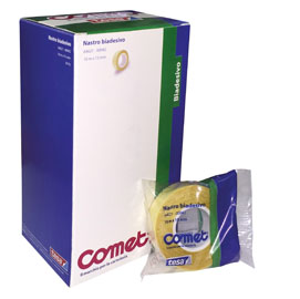 Nastro biadesivo 10mtx15mm trasparente 64-621 comet