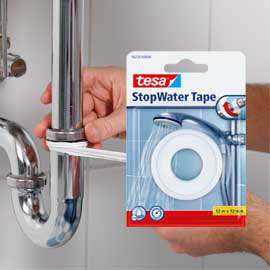 Nastro per riparazioni in teflon 12mmx12mt bianco stopwater tesa
