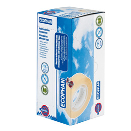 Nastro adesivo ecophan 15mmx33mt in caramella eurocel