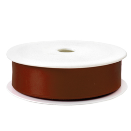 Nastro doppio raso 25mmx25mt colore marrone 57 brizzolari