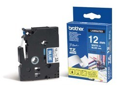 Nastro brother tz-e535 12mmx8mt bianco/blu