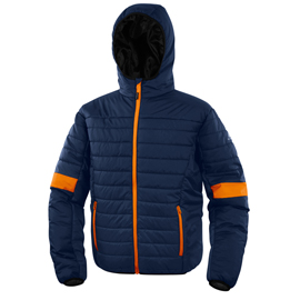 Piumino imbottito bloom - taglia xxl - pe - blu/arancio - deltaplus