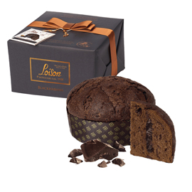 Panettone blackhabana - linea top  - cioccolato/rum - 600 gr - loison