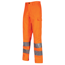 Pantaloni invernali alta visibilità sirius - taglia m - arancio fluo - u-power