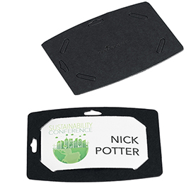 Portanome in cartoncino riciclato - 54 x 90 mm - durable - conf. 20 pezzi