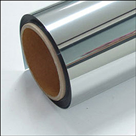 Pellicola adesiva - 50 cm x 10 m - protezione uv alta - trasparenza medio bassa -  riflettente/ a specchio - patifix