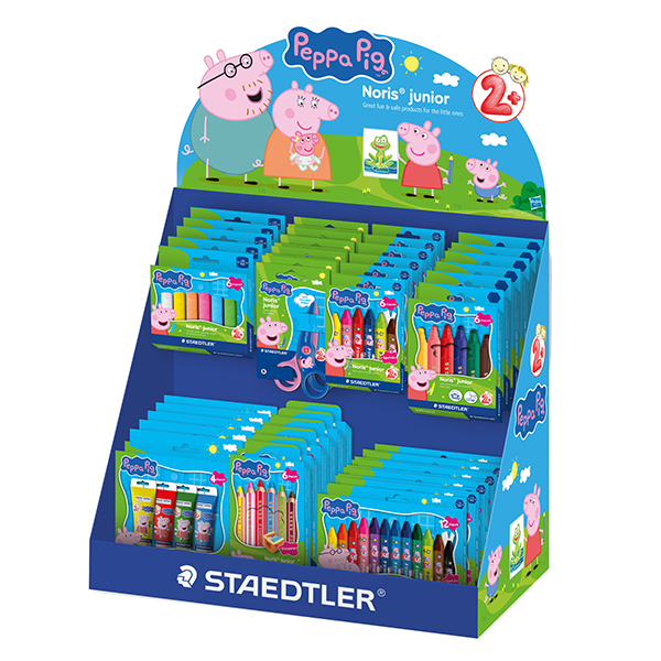 Peppa pig collection - articoli assortiti - staedtler - expo 38 pezzi