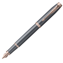 Penna stilografica im line up - punta m - ardesia - parker