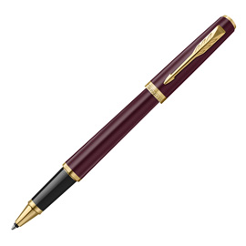 Penna roller meridian gt - punta f - rosso - parker