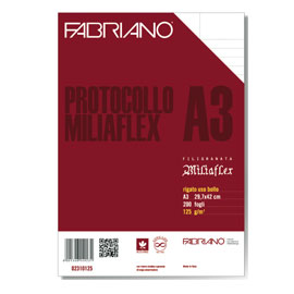 Protocollo a4 uso bollo 200fg 125gr fabriano