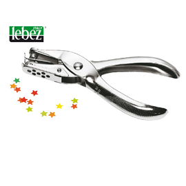 Perforatore a pinza 1foro a stella 5820 lebez