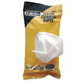 Pack 25 salviette pulisci schermo fellowes
