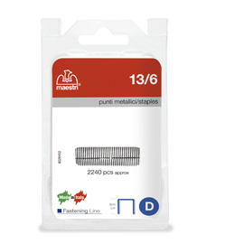 Punti 13/6 in blister da 2240 p. Ro-ma