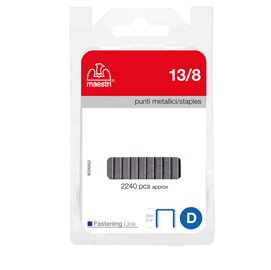 Punti 13/8 in blister da 2240 p. Ro-ma